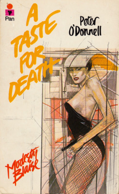 A Taste For Death, By Peter O’donnell (Pan, 1969). From Ebay.