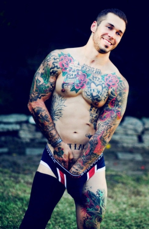 spot2945:  tattwam:  TATTOOED MODEL: ALEX MINSKY  Beautiful man  I wish I could call him my husband! I think he is one of the sexiest men around! I appreciate his Service to Our Country and would be delighted to serve his every need. 