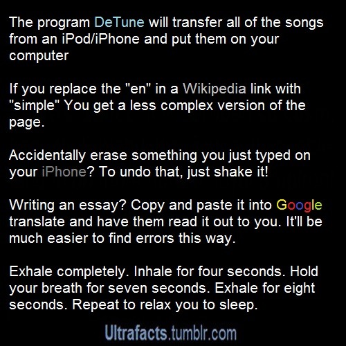 angel-on-vacation:  ultrafacts:  Life hacks / Tips you can use.    For more posts