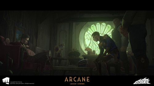 ARCANE | Silco’s Office 3D Environment | Simon Magnan