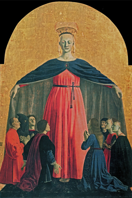 The Madonna of Mercy, 1445, Piero della FrancescaMedium: panel, tempera
