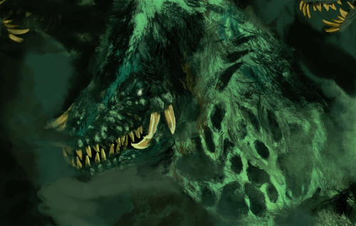  Biollante Painting. ビオランテ ペインティング。 