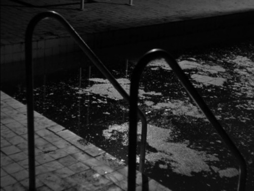 Cinema without people: Les Diaboliques. Henri-Georges Clouzot, 1954.