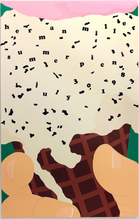 hysysk:  Herman Miller Summer Picnic Poster 1983 by Art of the poster on Flickr. 