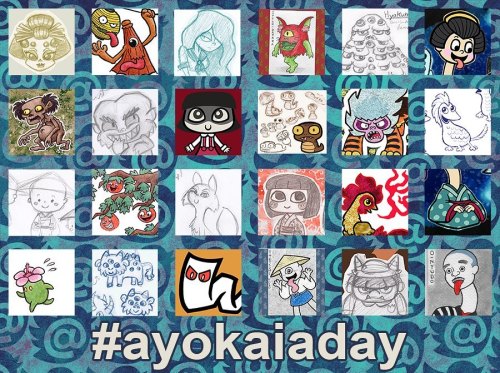 Same deal as last post! I spent most of October doing two yokai related art challenges- yokaitober a