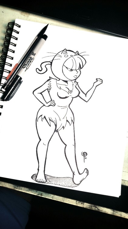chillguydraws:  chillguydraws:  One hour into Inktober/Halloween month and I already have my first submission.  Pacifica Northwest from Gravity Falls as Susan Strong from Adventure Time.  Halloween Reblog!   <3