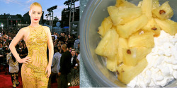 foodthatlookslikeiggyazalea:  Iggy Azalea &amp; Pineapple Cottage Cheese 