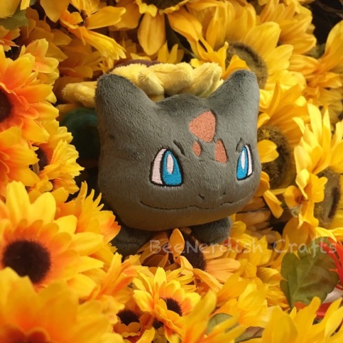 sunflower bulbasaur plush