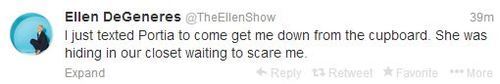 How to scare your wife by Ellen DeGeneres