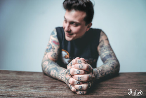 ierodiate:Frank Iero shot by Peter Roessler (@ShootMePeter) for Inked Magazine
