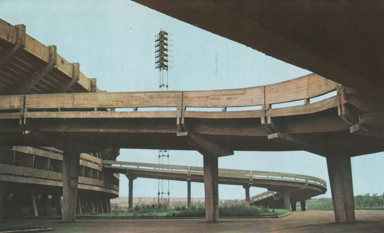 fuckyeahbrutalism:  Stadium, Krasnoyarsk, Russia, 1968 (Vitaly V. Orekhov) 
