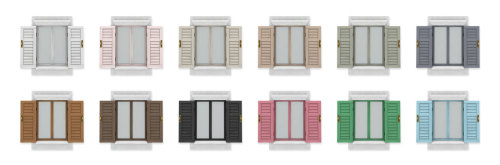 Mediterranean Build SetThese beautiful Wedding Stories windows and doors now come in 36 swatches eac