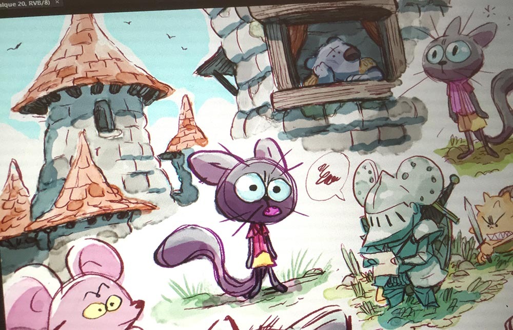 fabien-mense:  Roughs and color ! (fairy tales forever)