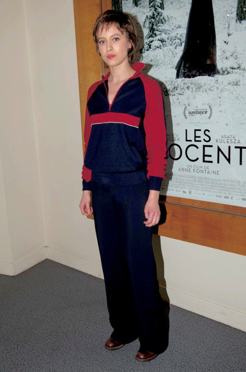 Lou de Laâge &ldquo;Les Innocentes&rdquo; Paris Premiere At Cinema L'Arlequin.