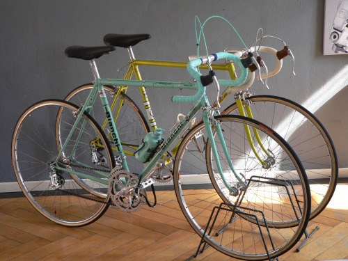 vintagespeedbicycles:  two italian classic soon on sale on ebay seller id: vintagespeedbicycles