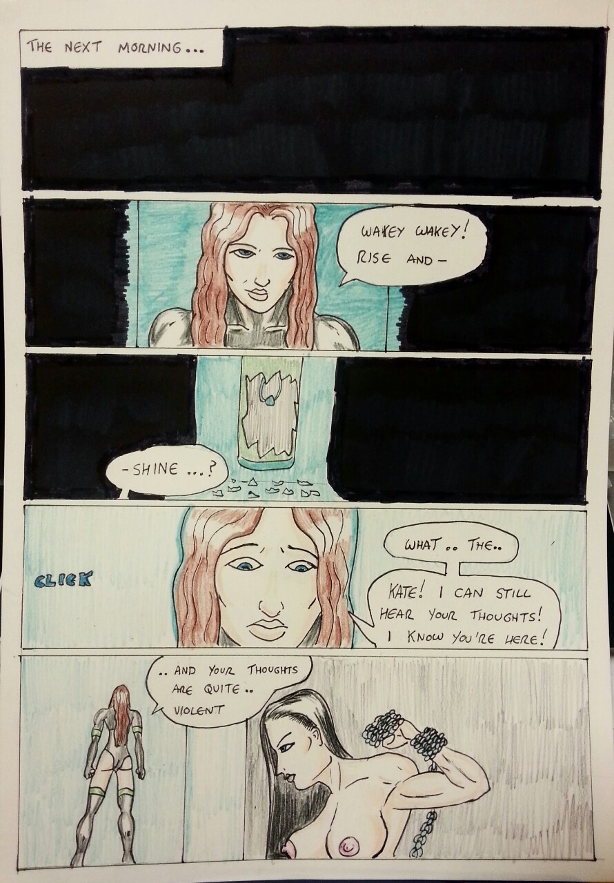  Kate Five vs Symbiote comic Page 79   Back to Kate and Kimberly! For a supposed