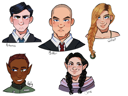 Rereading My Childhood Fav Book Series Out Of Nostalgia And Felt Compelled To Draw Them The Way Ive Always