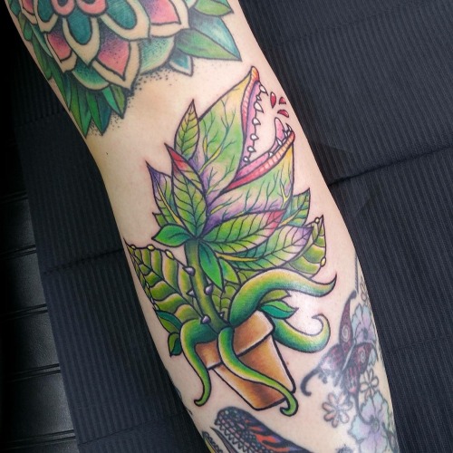 Porn fuckyeahtattoos:  Audrey 2 tattoo done by photos