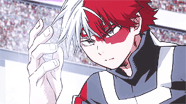 sougu:     ↳    Midoriya Izuku vs Todoroki Shouto in episode 18   “It’s not