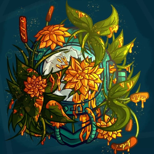 My Take On 'Overgrown' For Meggles.art's SpookyTober In IG