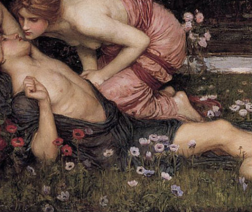 art-rose: John William Waterhouse + flowers