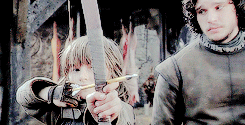 villainthirst:  Robb took them all the way down to the end, past Grandfather and Brandon and Lyanna, to show them their own tombs. Sansa kept looking at the stubby little candle, anxious that it might go out. Old Nan had told her there were spiders down