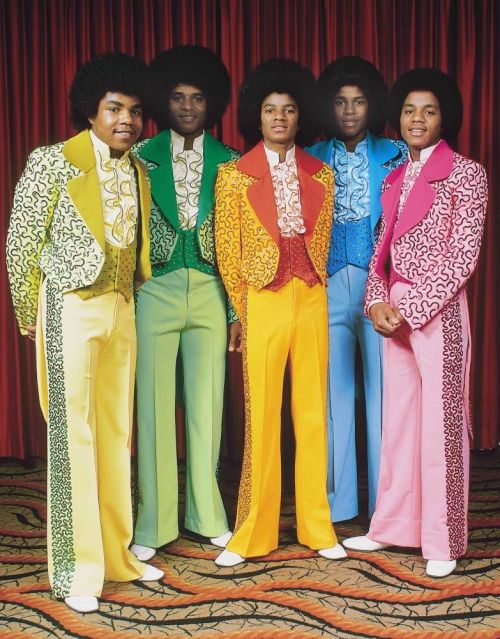 blackhistoryalbum:THE JACKSON FIVE | OVER THE RAINBOWThe Jackson Five posing for group portrait, 1