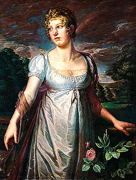 uncawanwo:Portrait of Wilhelmina Sophia Helwig by Philipp Otto Runge (1807) - Daisy Ridley as Rey in