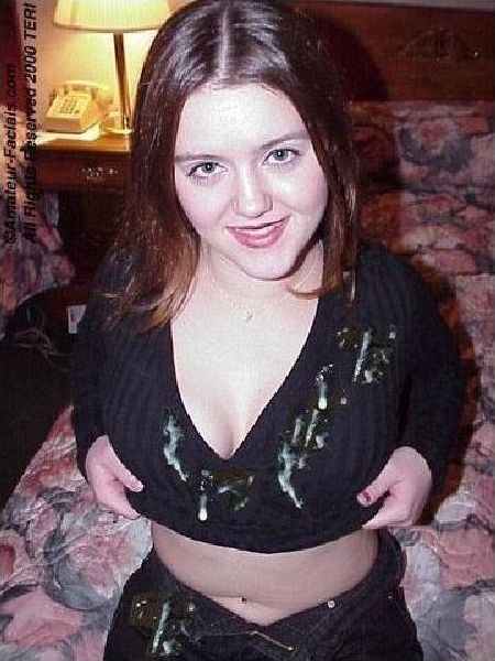 cumcoveredclothing:  #cum on clothes #cum on sweater #dressed and messed #cleavage