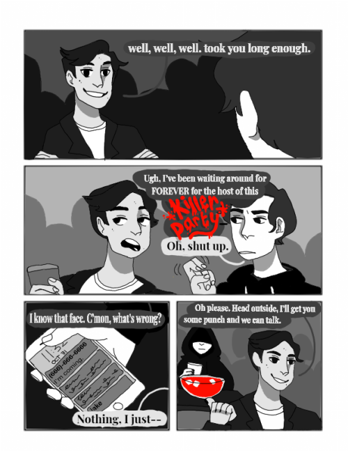 RED, a comic (or, in my teacher’s words, “graphic novel”) i did for english class last year based lo