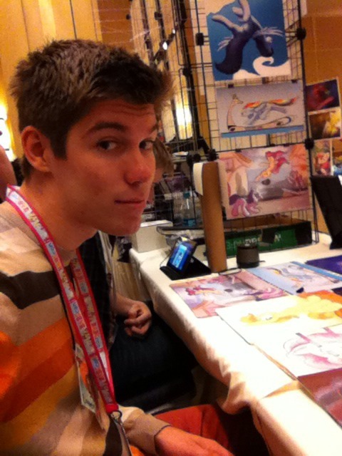 All set up at Babscon, come find me!