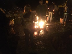 Bonfire In The Rain Tonight, That&Amp;Rsquo;S How We Roll In The Pnw Haha Who Cares