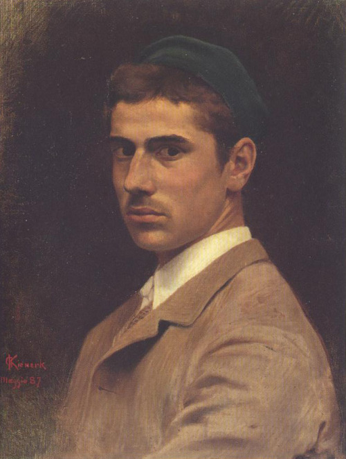 Giorgio Kienerk (Italian, 1869-1948), Self-portrait. Museo Kienerk, Fauglia, Tuscany.