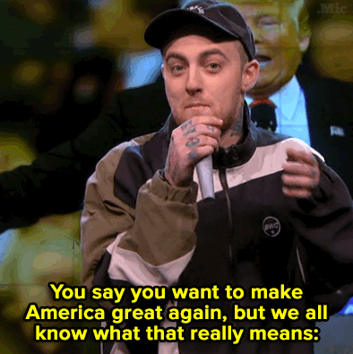 micdotcom:Watch: Mac Miller hates Trump — but has a great reason why he won’t leave the U.S. if Trump’s elected. 