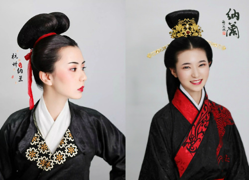 changan-moon:Traditional Chinese hanfu and makeup of various dynasty by 杭州纳兰