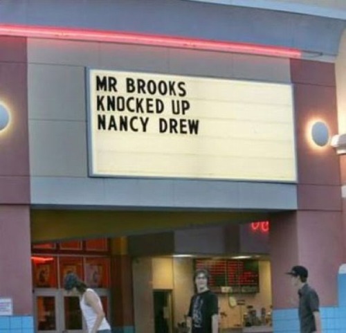 Porn gordman2:  Humorous Movie Marquee Mash-Ups photos