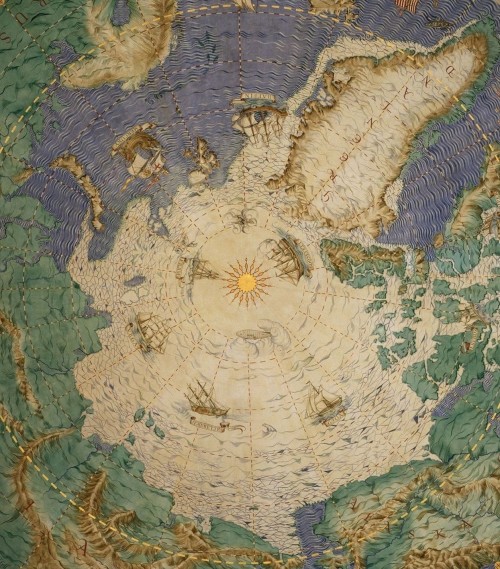 Arctic And Antarctic Murals By MacDonald Gill 1884 -1947. Mapmaker, Graphic Designer, Letterer & Architect