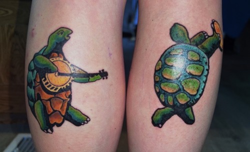 Terrapin Station turtle tattoo by Chelsea Hoitt  Turtle tattoo Tattoos  Chelsea