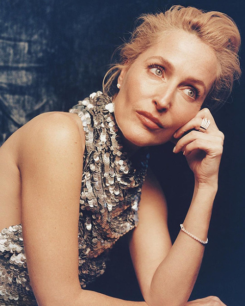 lukesdanes:Gillian Anderson photographed by Charlotte Hadden for InStyle Magazine (Feb 2021).