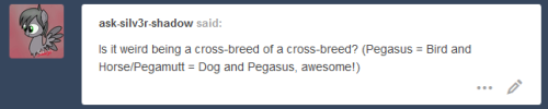 askbreejetpaw:Ask Bree || Submit || Reblog Me || Commission Me ||xD Adorable. That’s what. <3