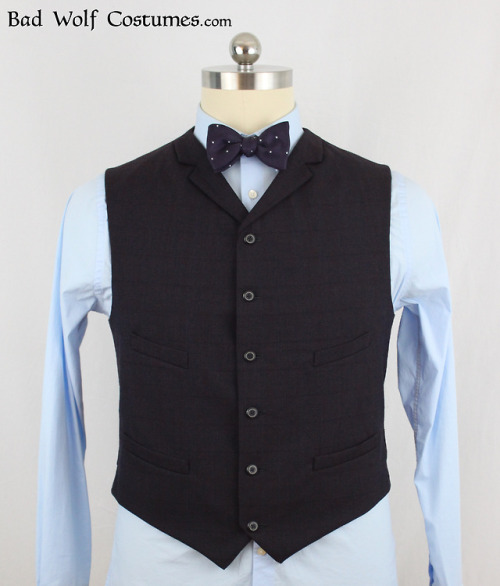 11th Doctor “anniversary” waistcoat sewing pattern