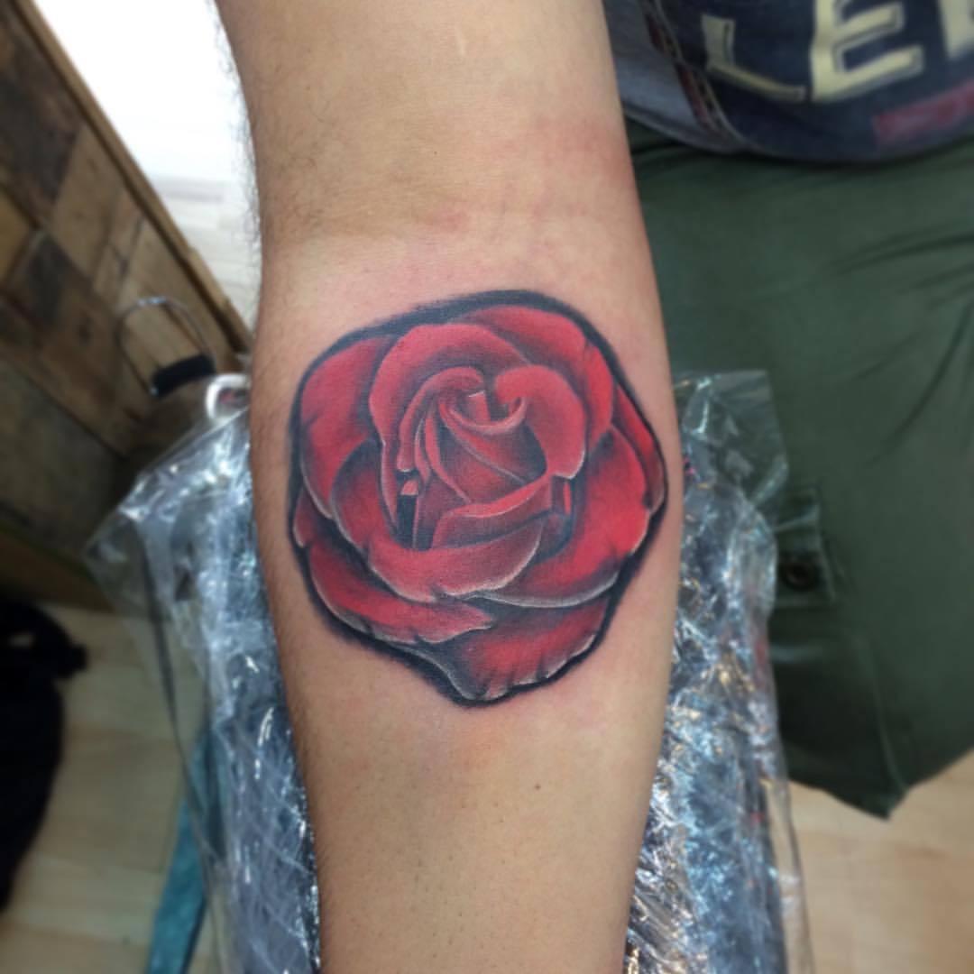 #Tattoo #tatuaje #tattoos #tatuajes #Tatu #ink #inklove #rose #rosa #red #rojo #real