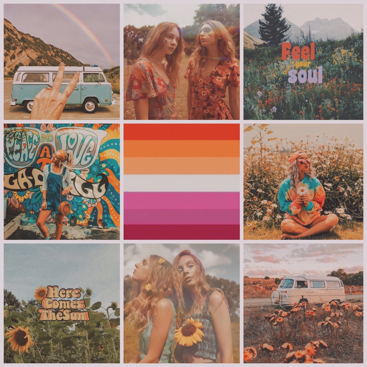 Requests Are Closed — Lesbian Hippie Moodboard For Anon Let Me Know If