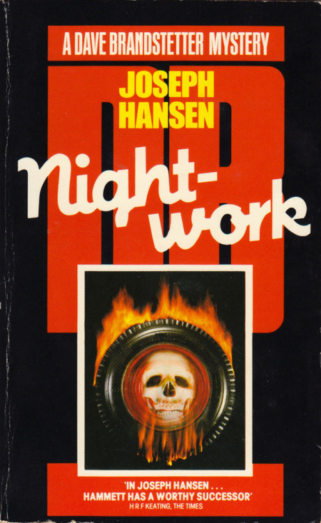 Porn photo Nightwork, by Joseph Hansen (Panther, 1985).