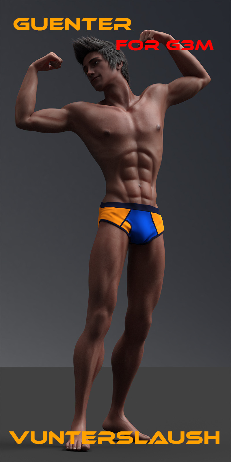 Be sure to check out the brand new male character for G3M created by Vunter Slaush!