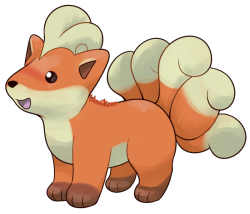 bluwiikoon:   Another sprite redraw, this time of Green-version Vulpix! 