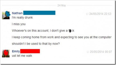 jigglyturk:  congenitaldisease:  In 2014, a man called Nathan posted on Reddit that somebody was messaging him from his girlfriend, Emily’s, Facebook account. However, Emily had been dead for two years. At first, he assumed it was a glitch but then