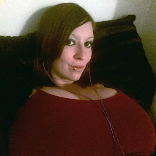 bunnyanarchy: bet that jumper is made to measure for those huge tits love them huge,mmmmm,xxxxx. winkingdaisys:  chillin on my new pillow like a boss.  the Mountainous Mammaries of Winking Daisy.