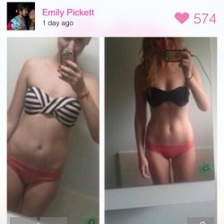 blogilates:  Was looking through the Blogilates App and found this incredible 2 month transformation by POPster Emily on the Hot Topics page! You look so toned and strong! She says she starts out her day with one of my Bikini Body workouts and then choose