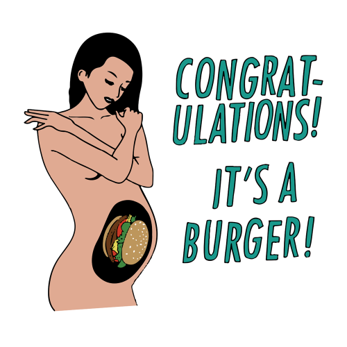 robotcosmonaut:  Congratulations! It’s A Burger! 